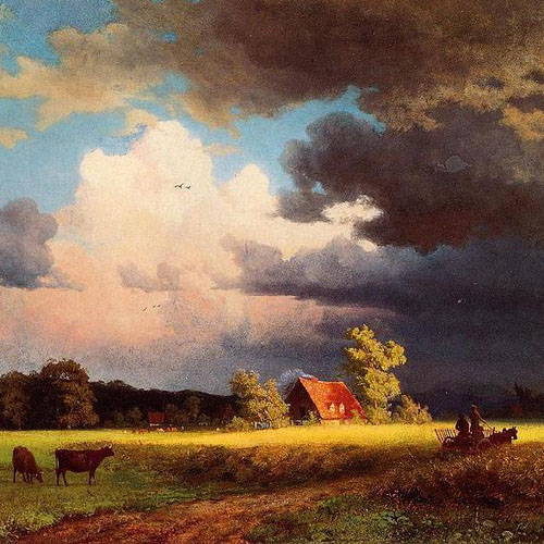 Bavarian_Landscape - by Albert Bierstadt